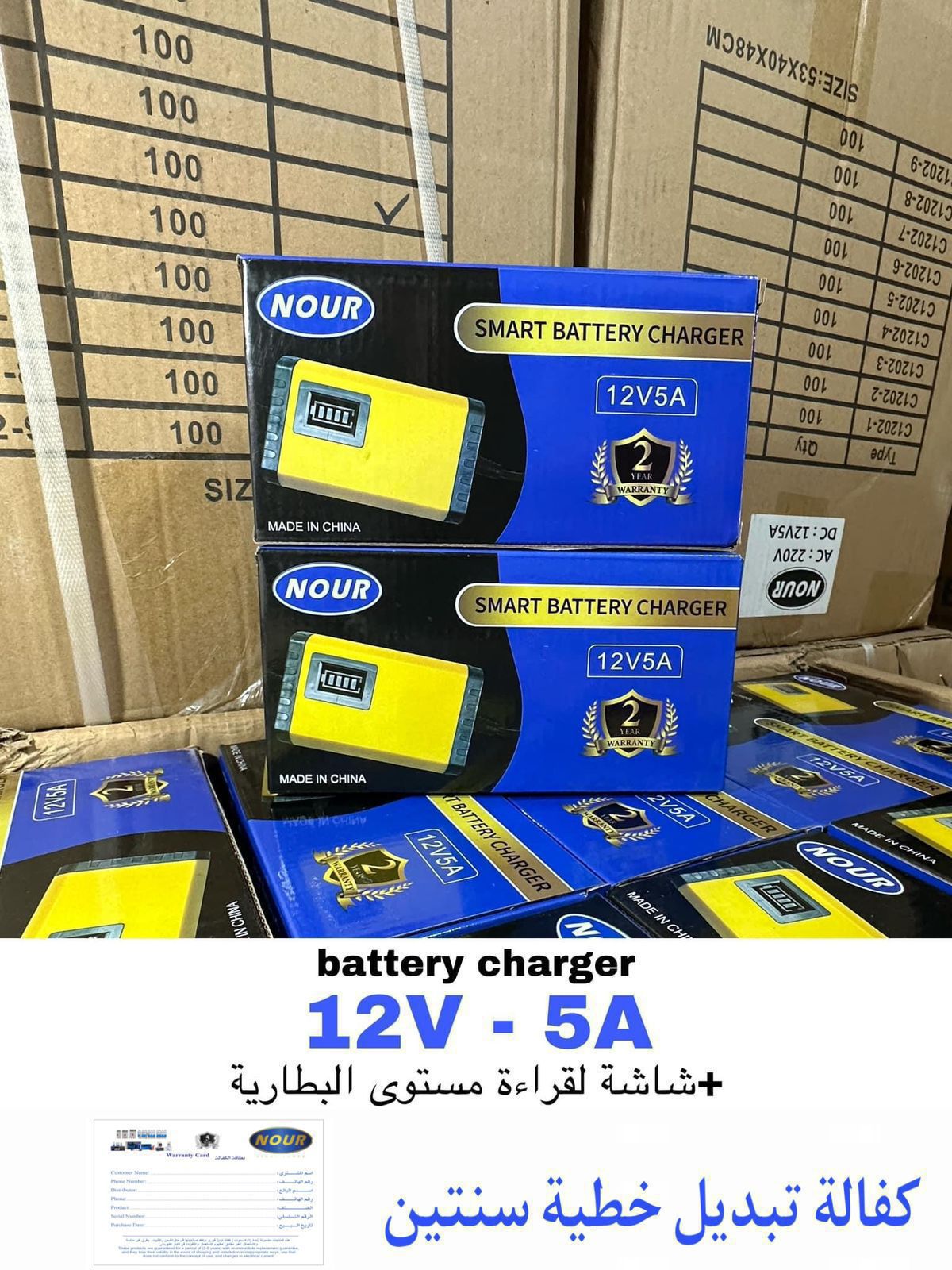 Smart Battery charger  12V 5A