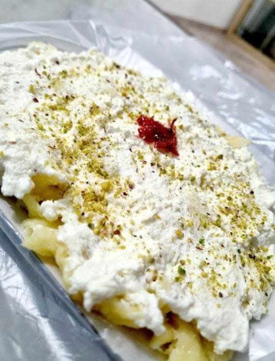 حلاوة جبن مشقفة